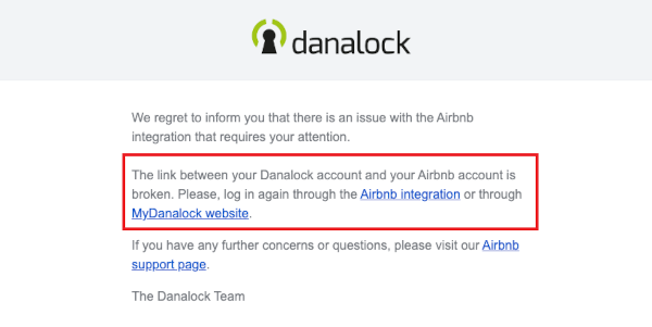 Integration fehlgeschlagen