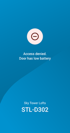 Homelok app feedback example