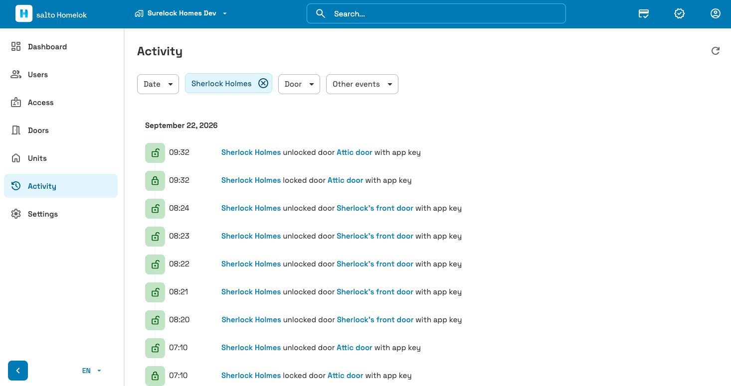 Activity example