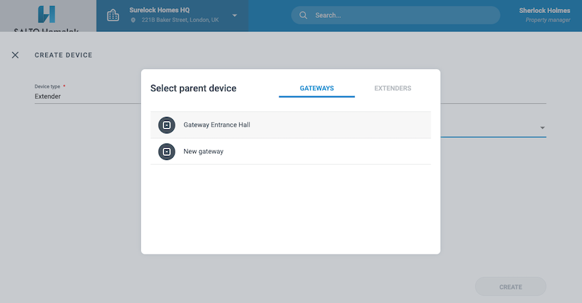 Create extender
