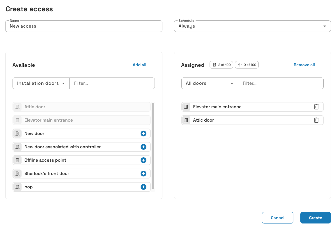 Cómo crear accesos en Homelok