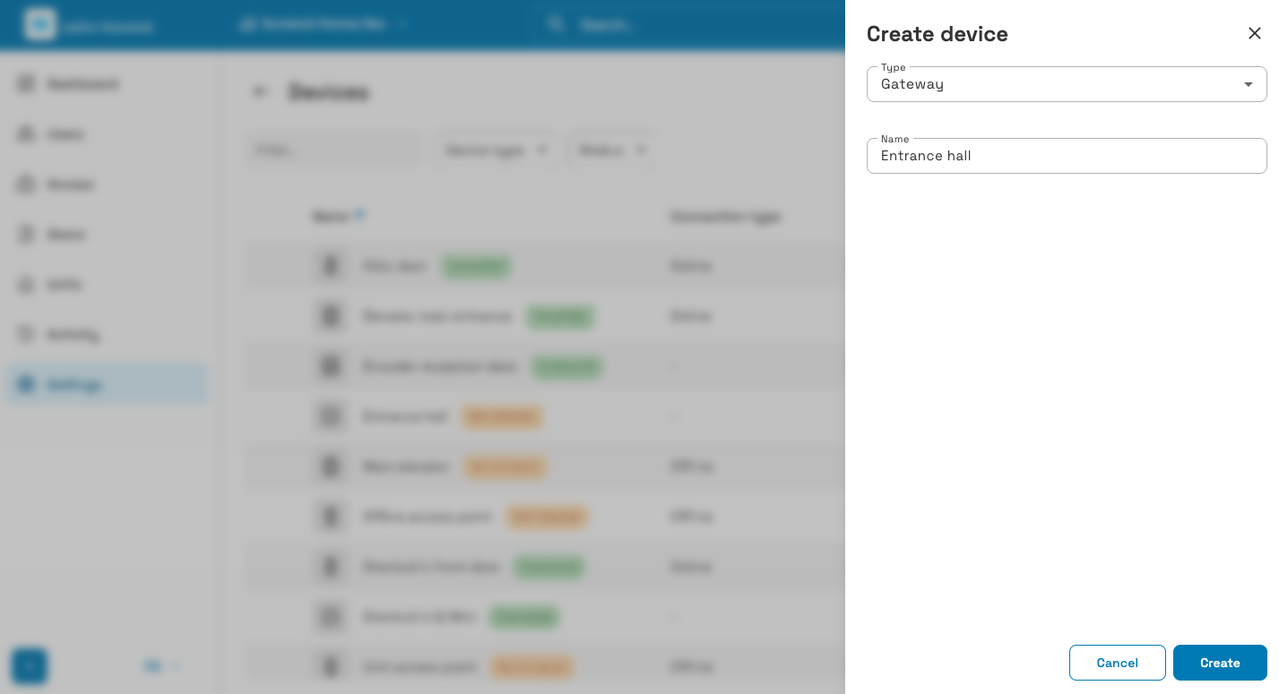 Create gateways