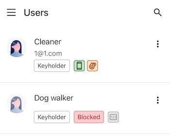 Block user example
