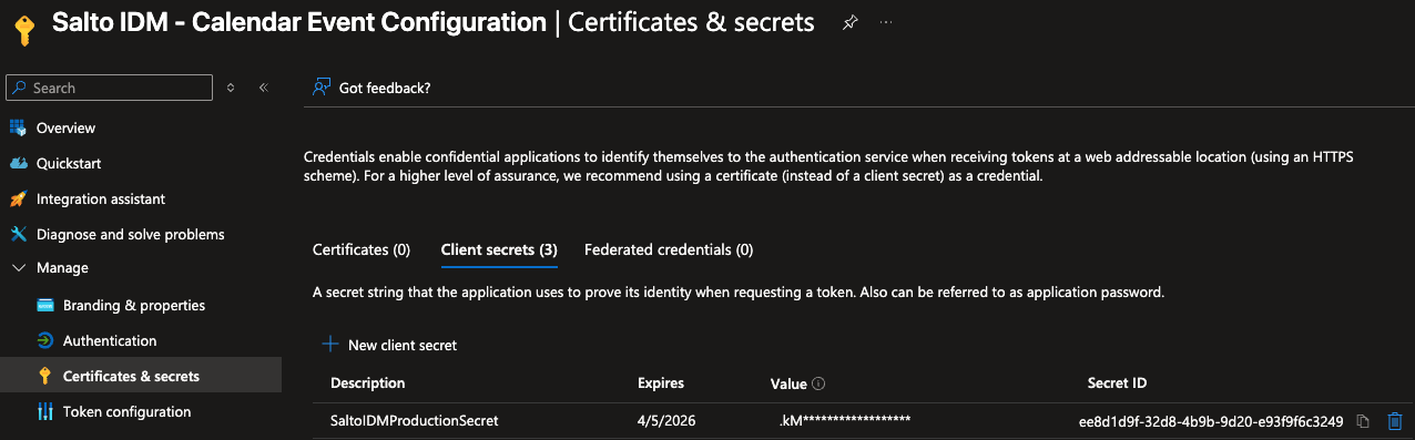Überblick über Zertifikate und Secrets