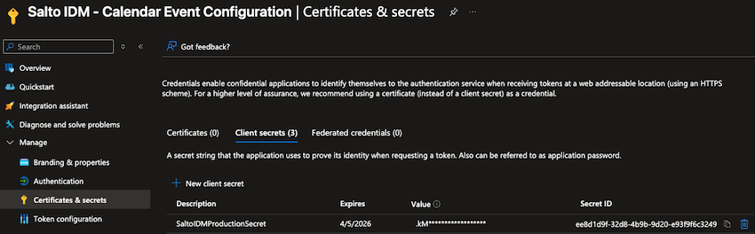 Überblick über Zertifikate und Secrets