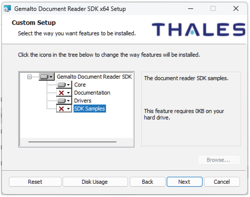 Thales Lesegerät konfigurieren