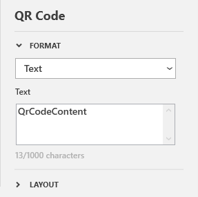 Dymo-Konfiguration für QR-Codes