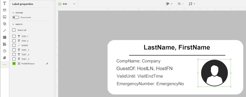 Konfiguration der Dymo-Software