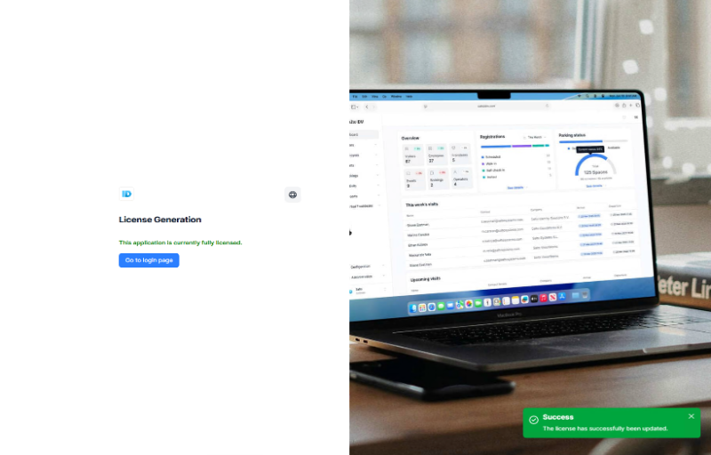 Installer License Success