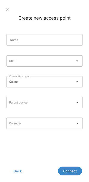 Create new access point