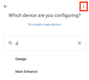 Replace a device link