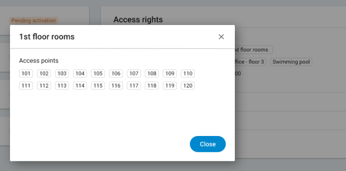 Access point group detail