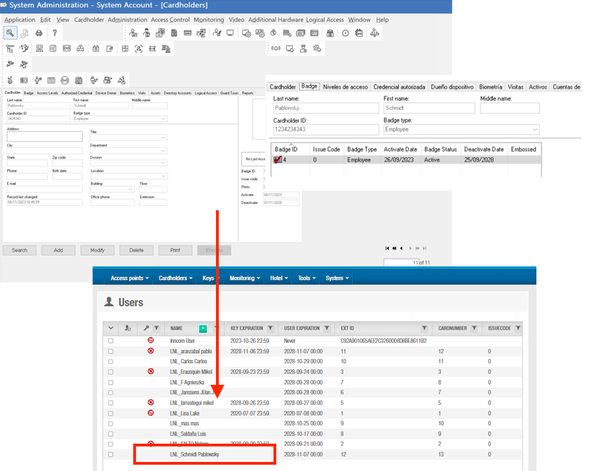 Credential mapping