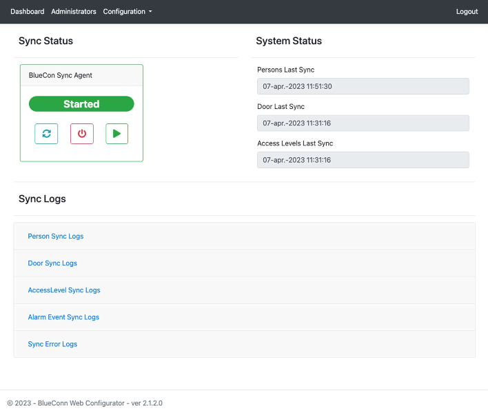 Dashboard overview