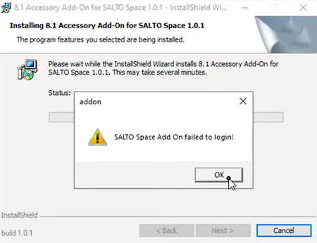 Error during installation