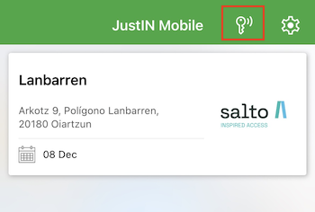 Switch to NFC button