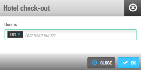 Dialog 'Hotel Check-Out'