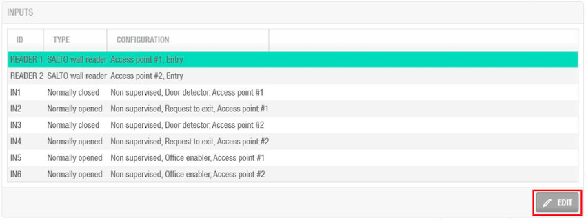 Inputs example
