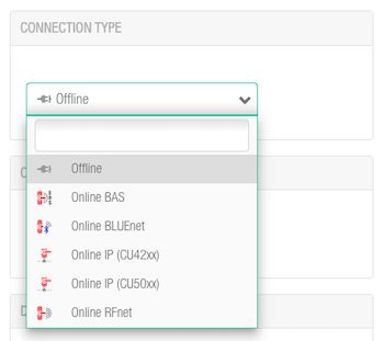 Online-Verbindungsarten
