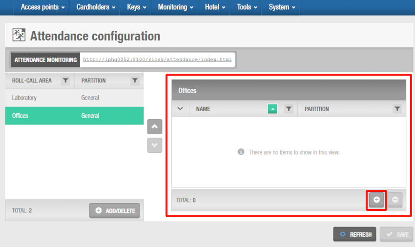 Users panel