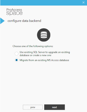 Migrar desde Microsoft Access