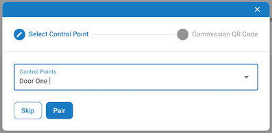 XS4 Face add device modal