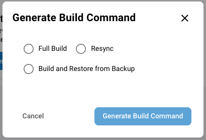 XS4 Face Installation Generate Build Command