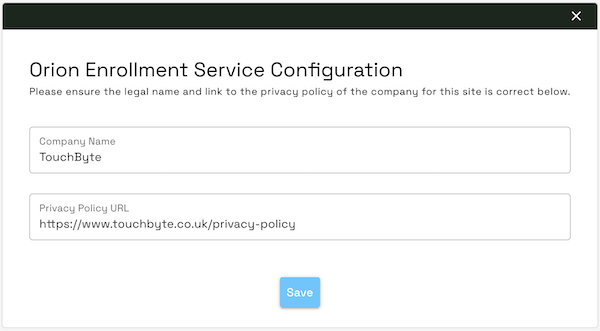 XS4 Face Integrations Enrollment Service