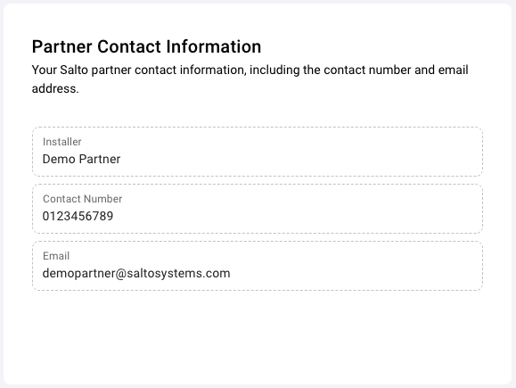 XS4 Face Monitoring Partner Contact Information