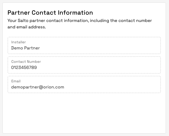 XS4 Face Monitoring Partner Contact Information