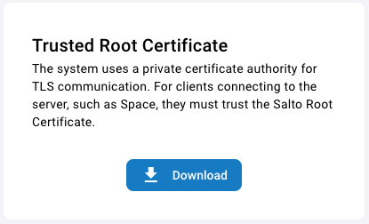 XS4 Face - Überwachung Download des Root-Zertifikats