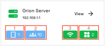 XS4 Face Monitoring Server Tile