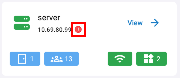 XS4 Face Überwachung auf geänderte Server IP-Adresse