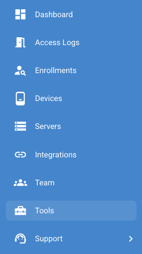 XS4 Face Monitoring Tools Button