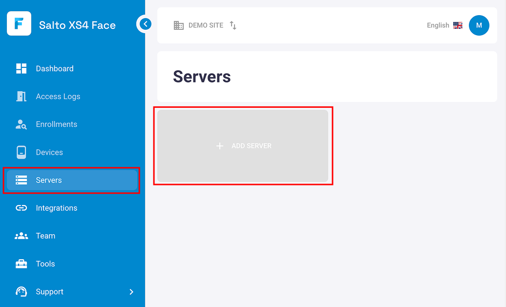 XS4 Face Server Install Page