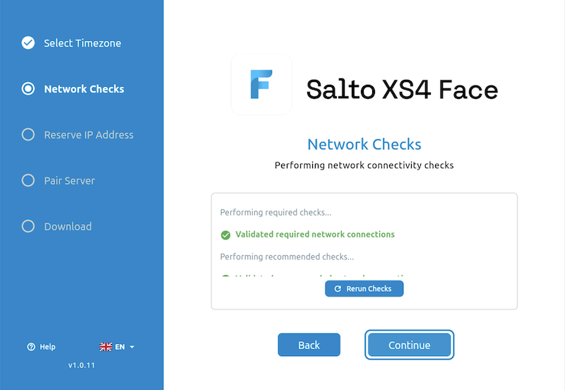 XS4 Face Server Installer Bereit zur Installation