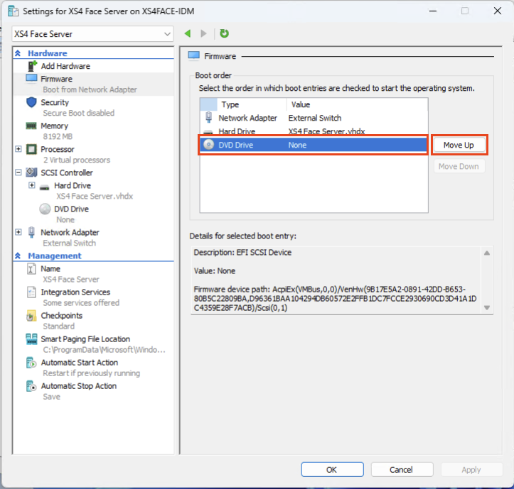 Set DVD Drive as First Boot Device