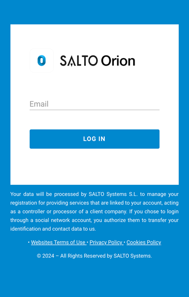 XS4 Face Enrollment Login