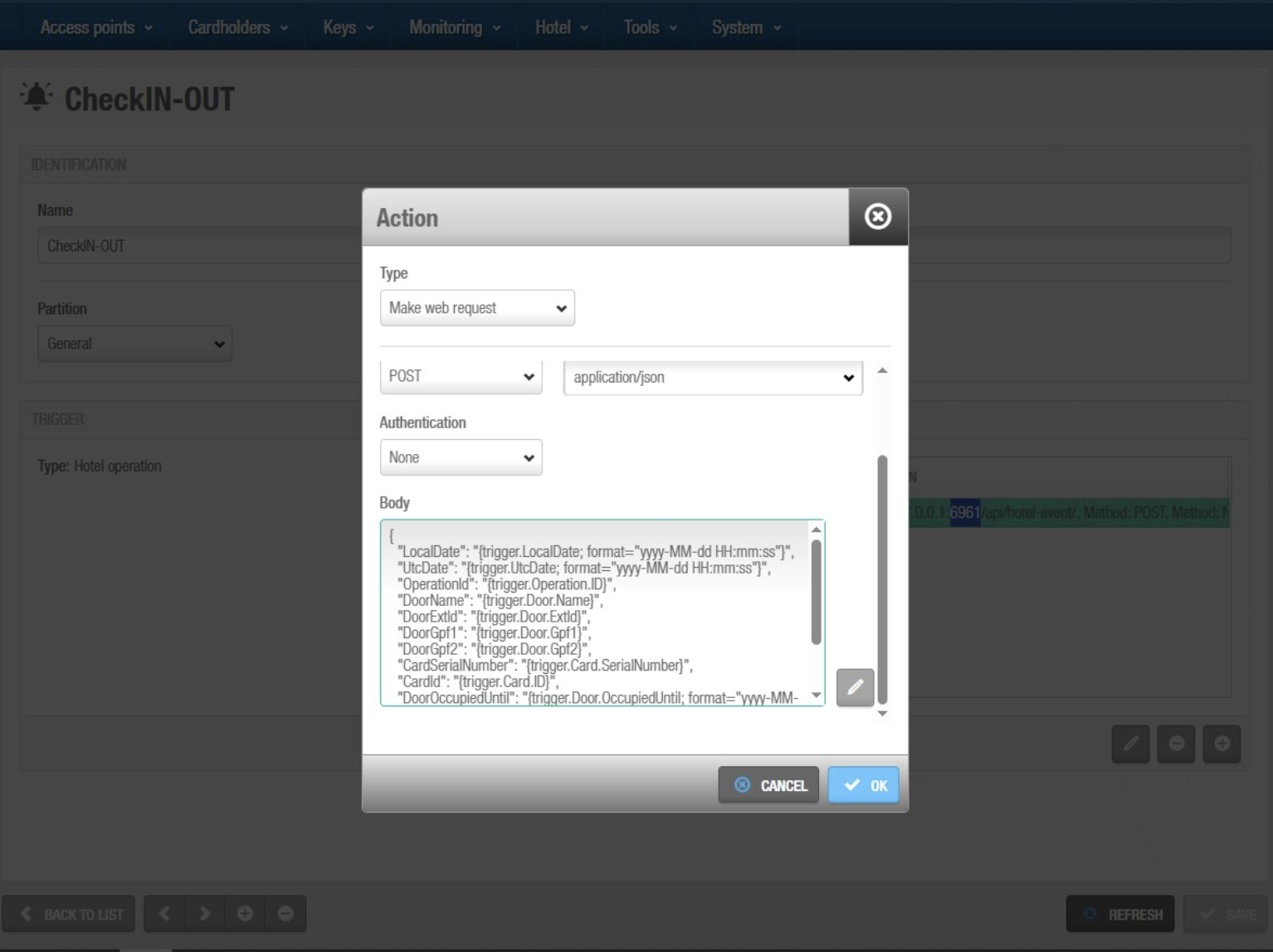 XS4 Sense Software SSI configuration