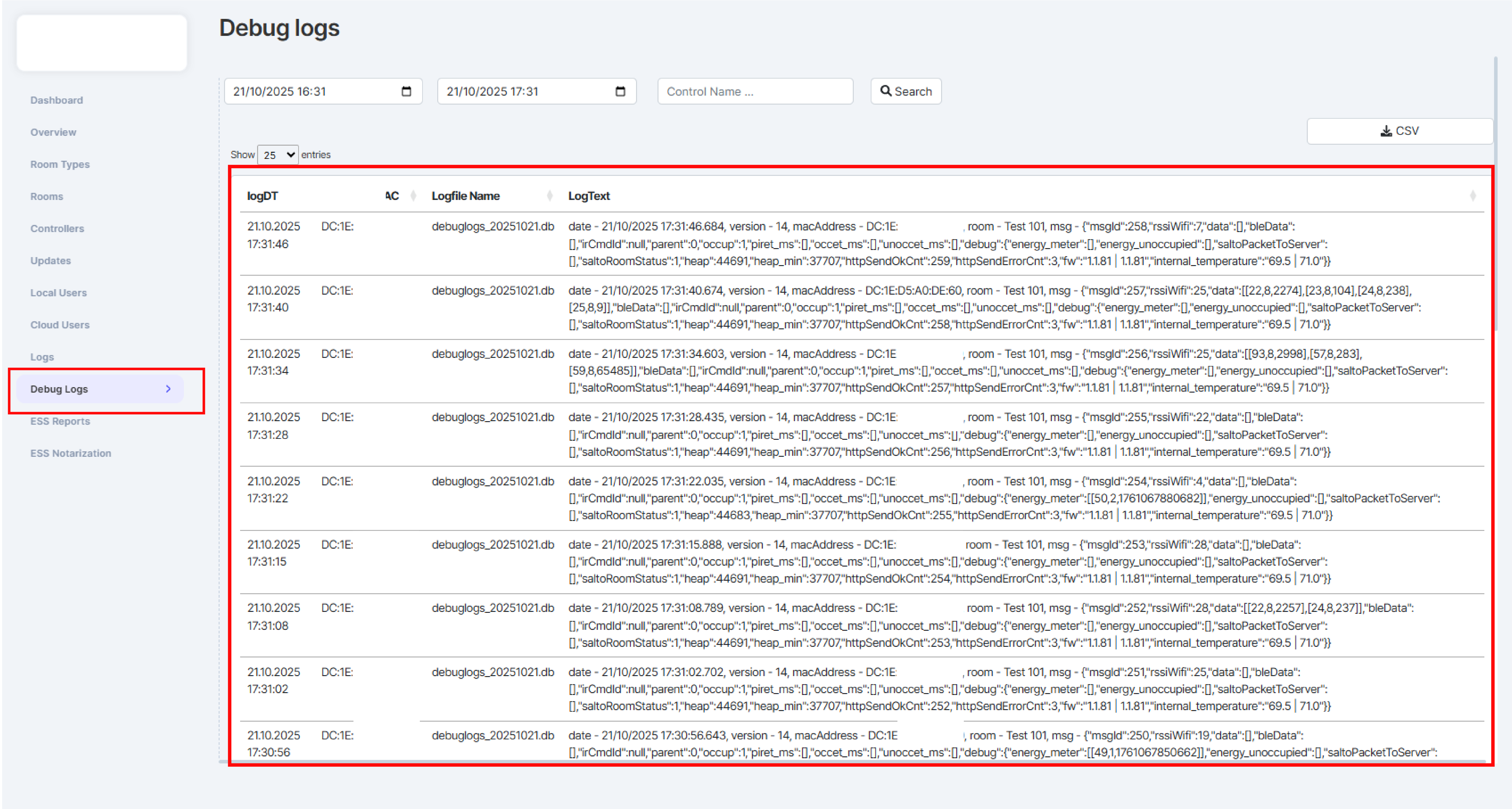 XS4 Sense cloud Project Log