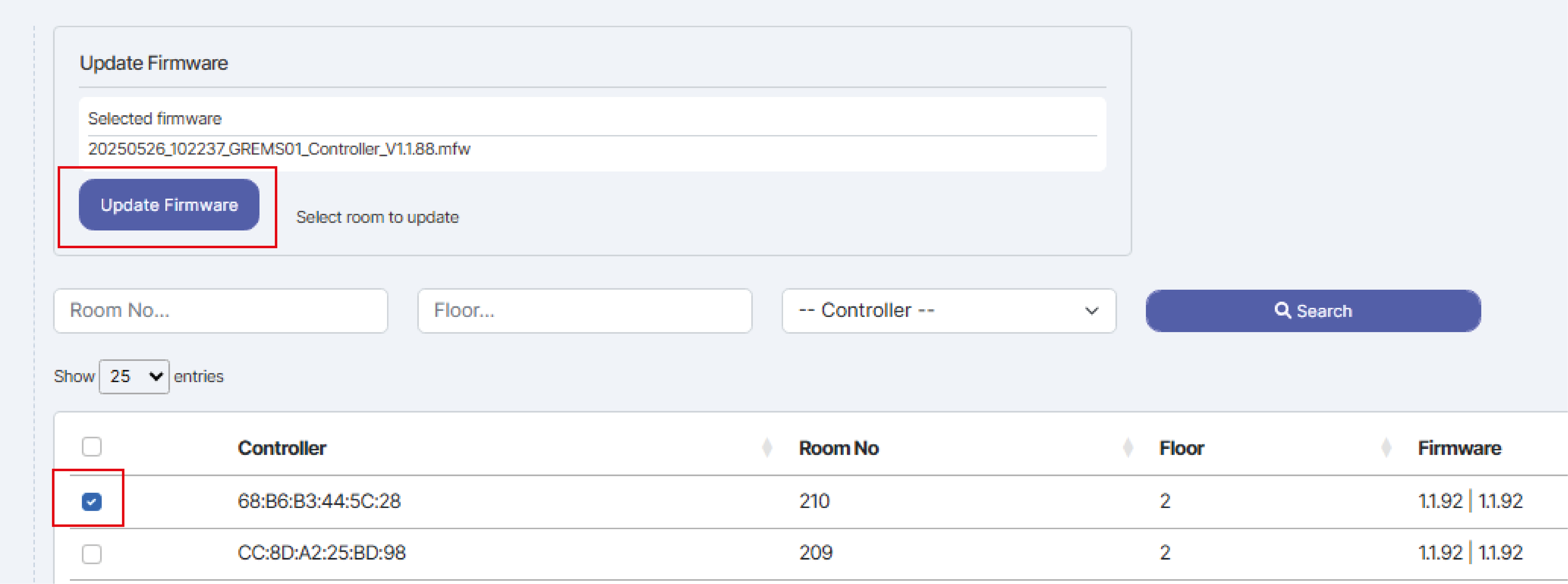 XS4 Sense Firmware Command
